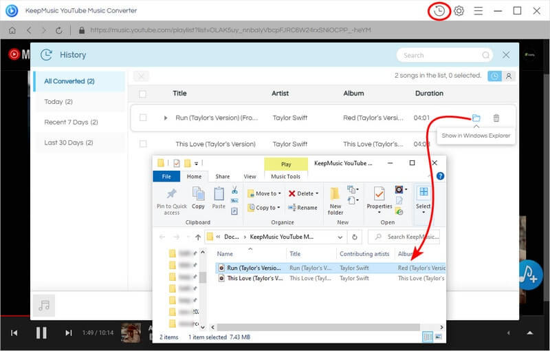 download music from YouTube music to pc