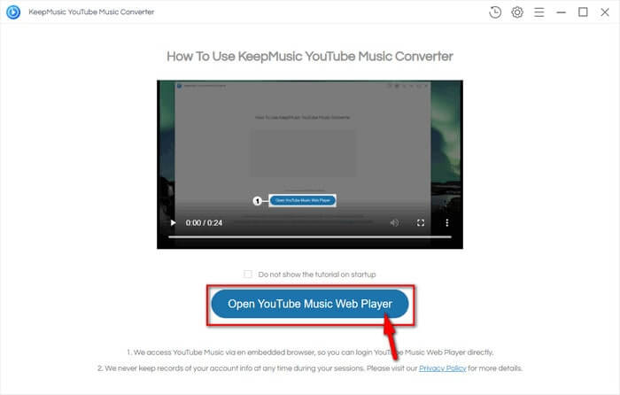 open youtube music converter