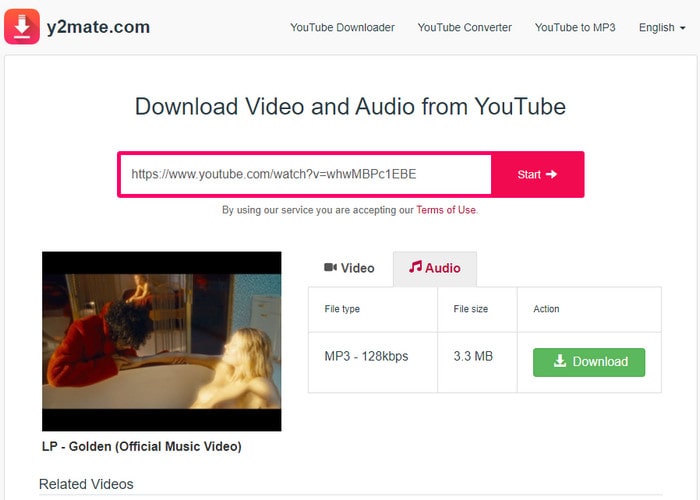 Y2mate YouTube Converter