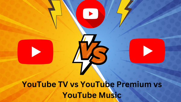youtube tv vs youtube premium vs youtube music