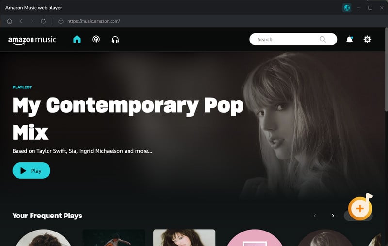 amazon music web player