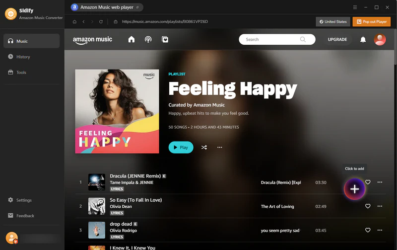 Step 2: Add Amazon Music to Sidify