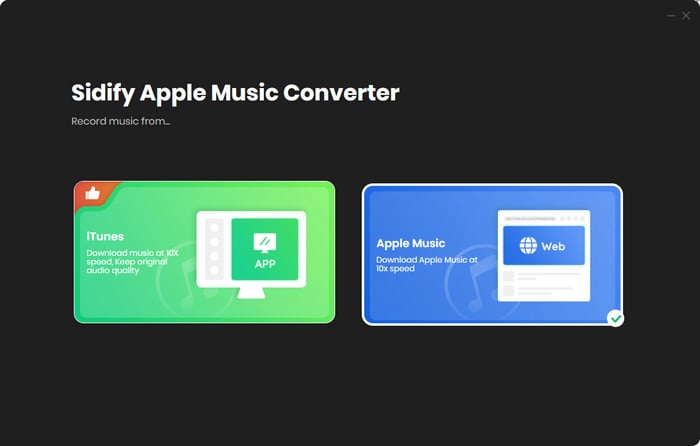 choose conversion modes