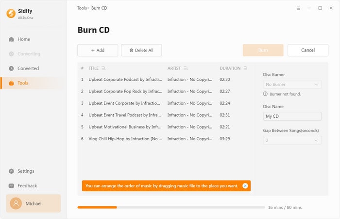 burn music to cd