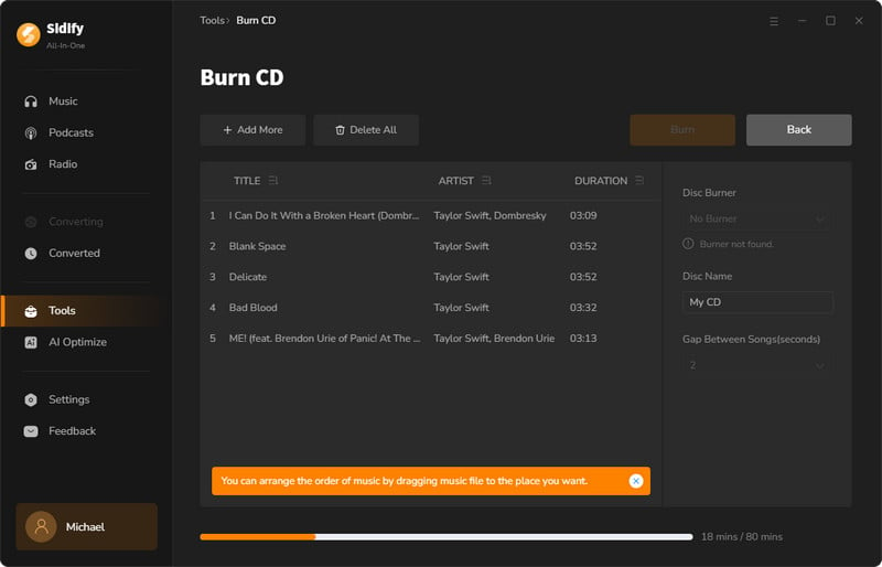 burn music to cd