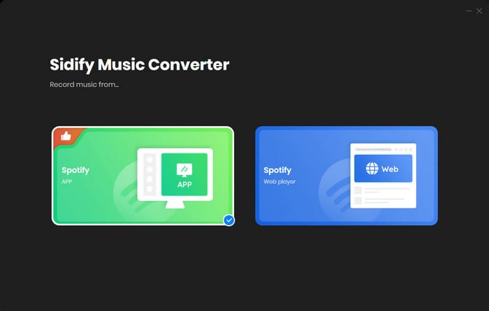 choose spotify music conversion mode