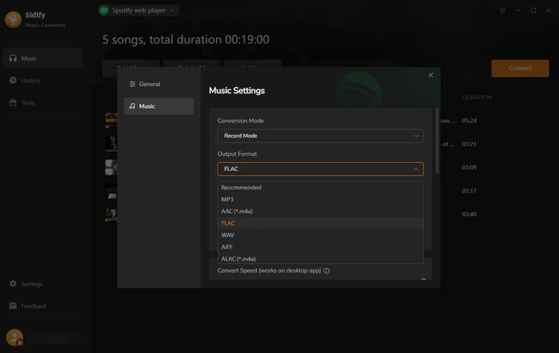 Step 3: Custom Music Settings