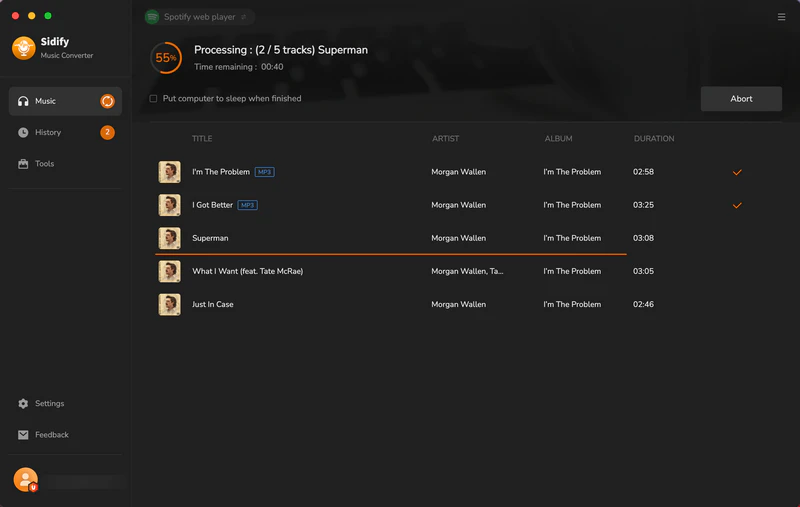 Downloading and converting Spotify podcasts