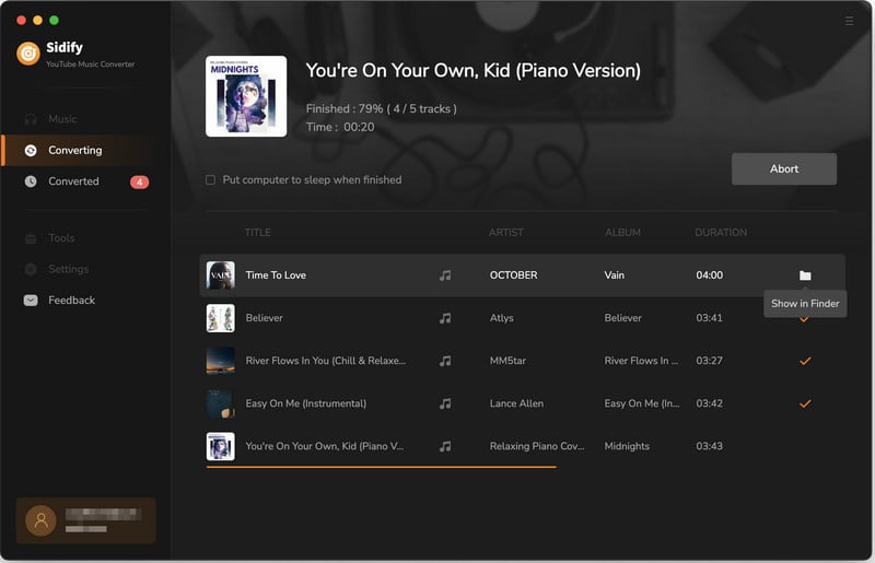 converting youtube music on mac