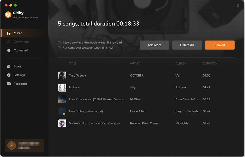 convert youtube music on mac