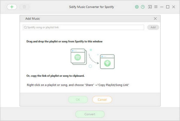 Add Spotify music to clipboard