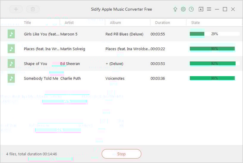 start conversion