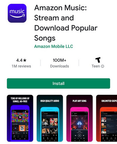Amazon Music on Google Play