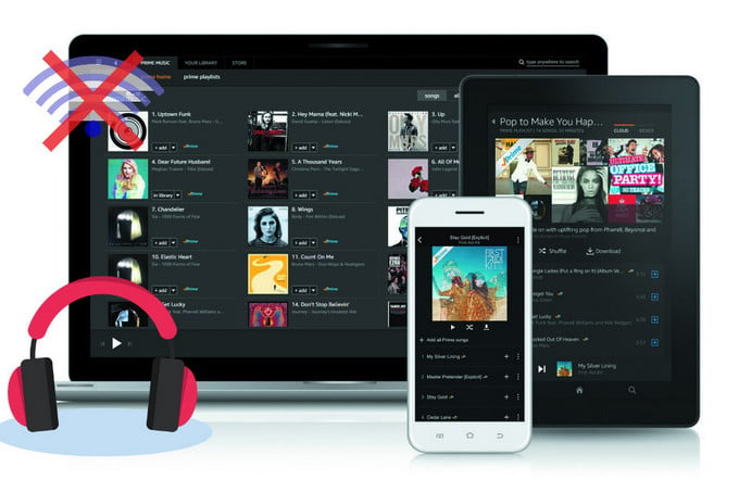 download amazon music for offline listening