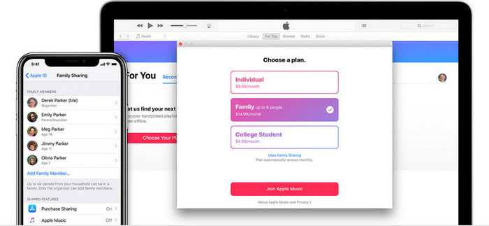 How to get Apple Music Family Sharing Plan