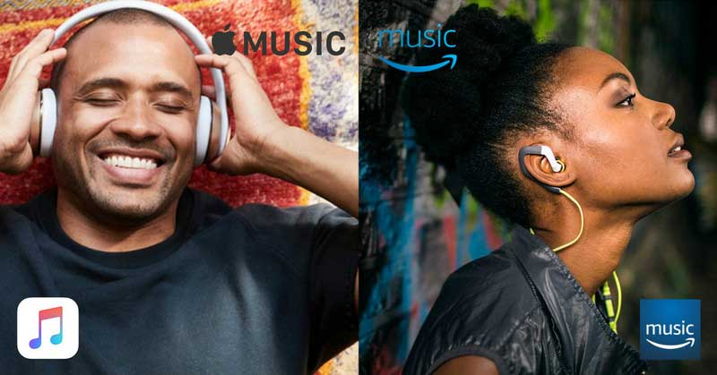 Confronto tra Apple Music e Amazon Music