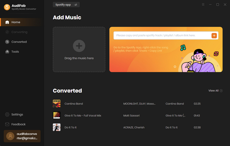 audifab spotify music converter