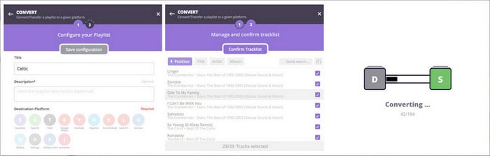 Move Deezer playlists to Spotify via Soundiiz