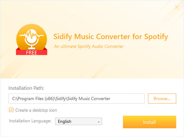 Installa Sidify Music Converter Free