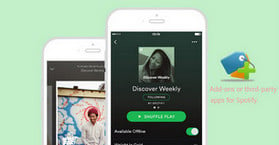 componenti aggiuntivi di spotify