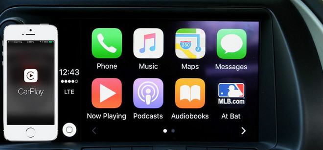 Riproduci Apple Music in un'auto tramite Apple Carplay