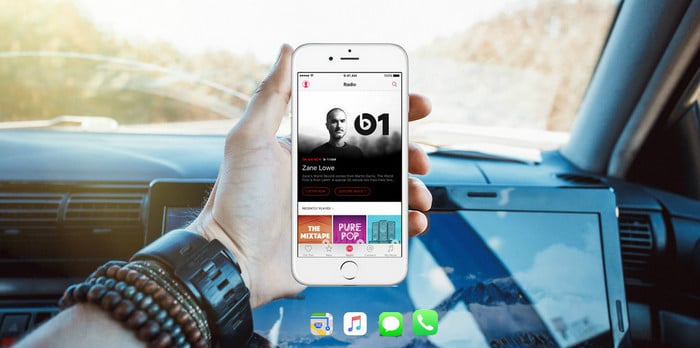 Play Apple Music in a car