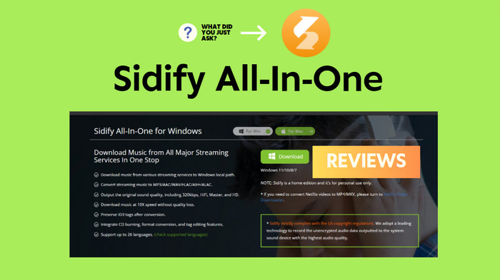 sidify all-in-one reviews
