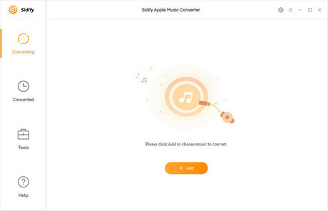 Sidify Apple Music Converter Main interface