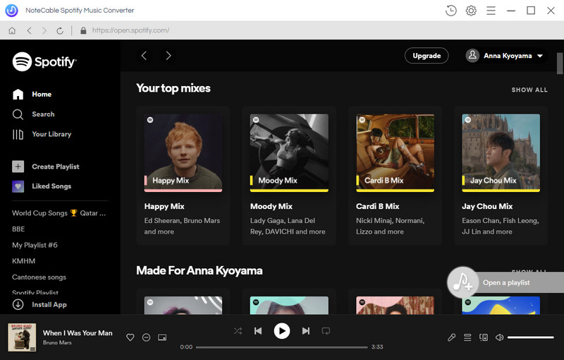 notecable spotify music converter