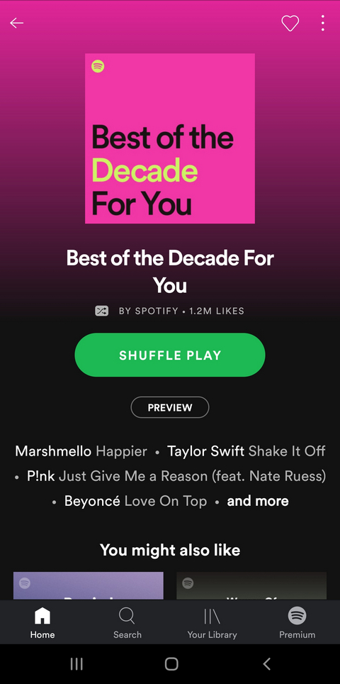 Spotify Wrap on Android