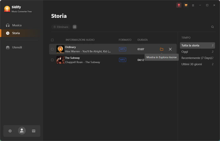 sidify convertitore musicale gratuito