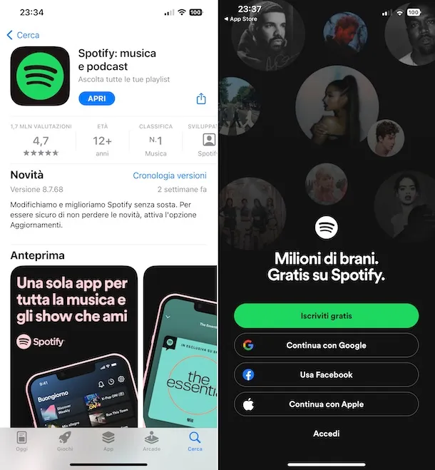 APK Spotify Premium iOS