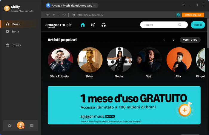 amazon music web player