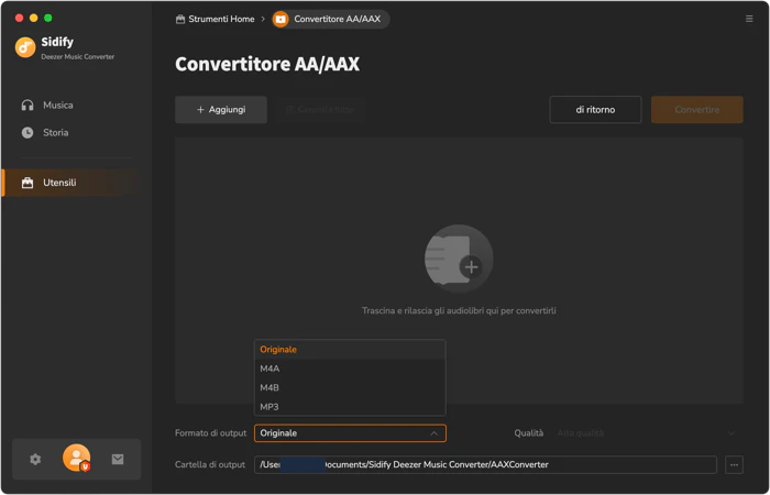 Convertire Audiolibri