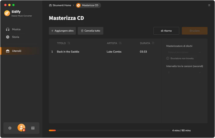 Masterizza CD