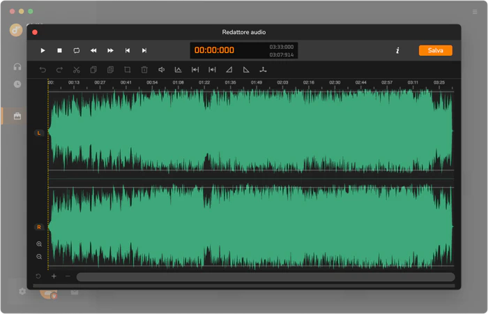 Editor audio
