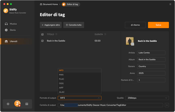Editor di tag