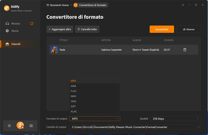  Convertitore di formato