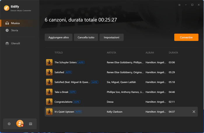 Convertire deezer