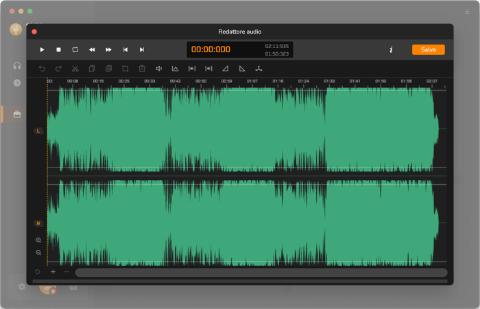 Redattore audio.