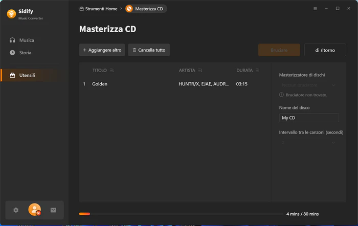 Masterizzatore CD