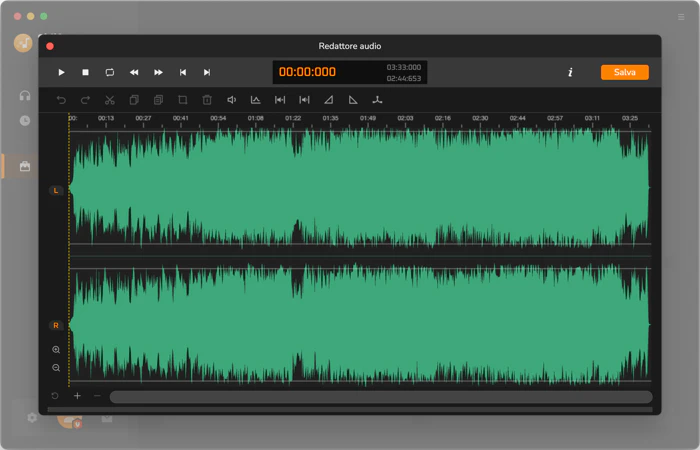 Editor audio